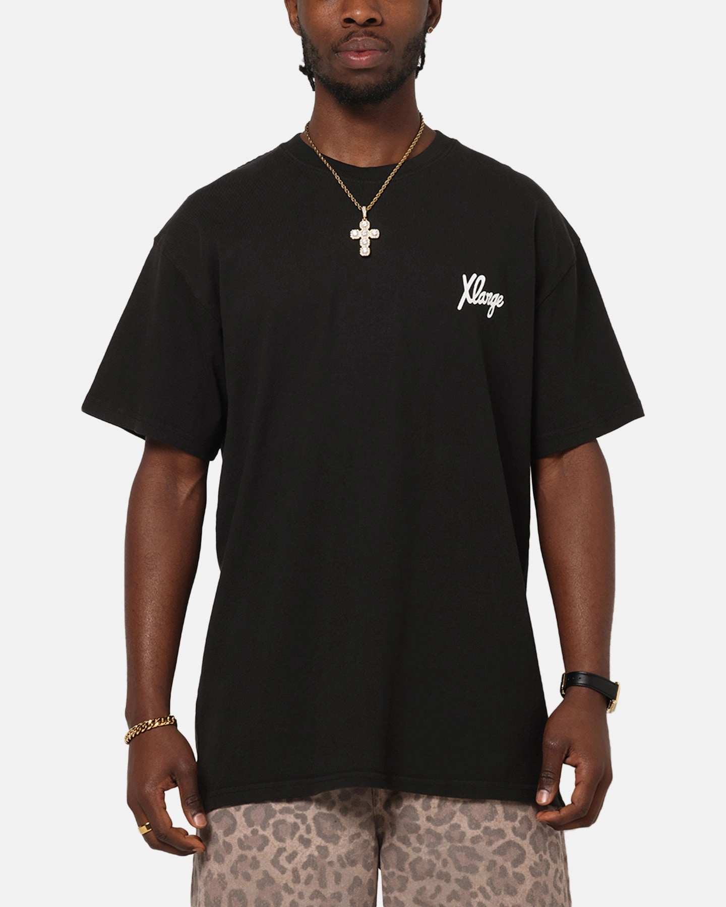 X-Large Lucky T-Shirt Pigment Black Travel Essential
