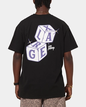 X-Large Lucky T-Shirt Pigment Black Eco Friendly Material Skinny Fit