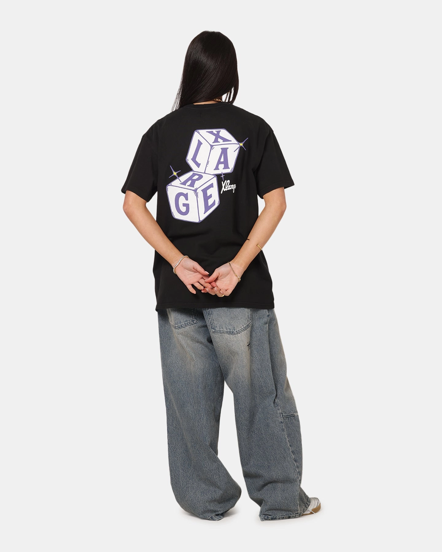 Durable Stitching X-Large Lucky T-Shirt Pigment Black
