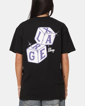 X-Large Lucky T-Shirt Pigment Black Fur combination