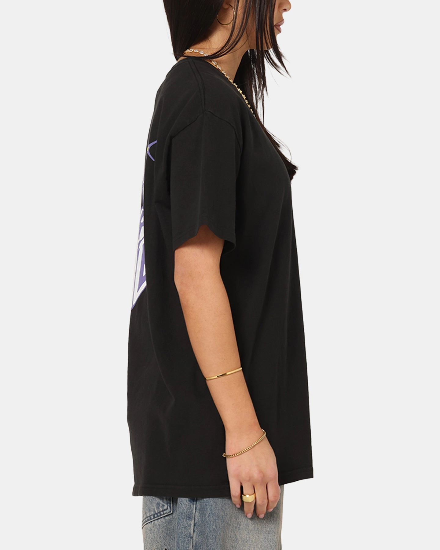 Daily Style LowImpact Manufacturing X-Large Lucky T-Shirt Pigment Black
