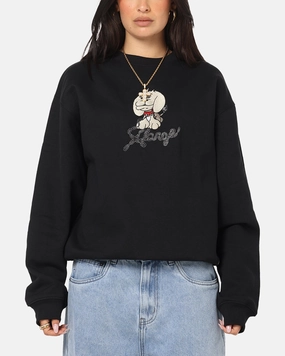 X-Large Off Leash Crewneck Black Convertible Cuff System