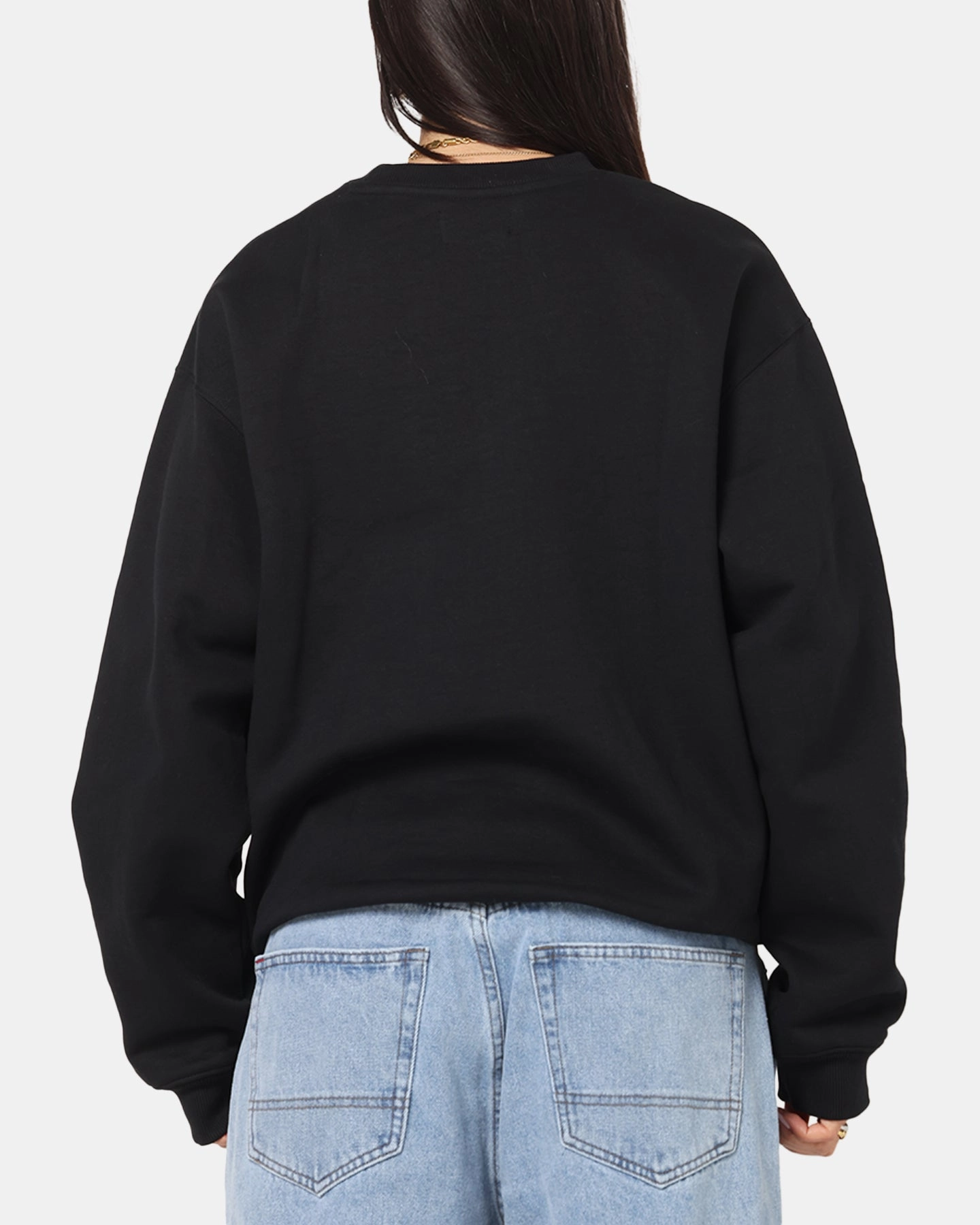 ReflectiveDetails Clean Silhouette X-Large Off Leash Crewneck Black