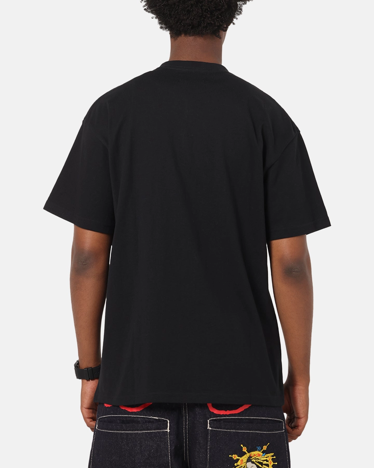 X-Large Off Leash T-Shirt Black Casual All-Day Relaxing Day