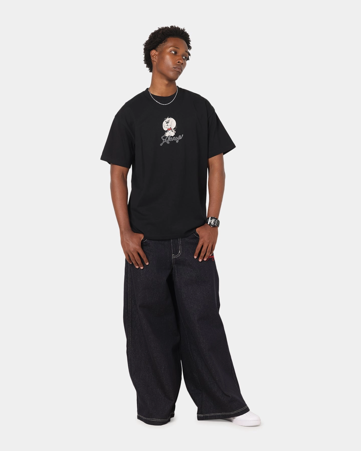 X-Large Off Leash T-Shirt Black Trendy