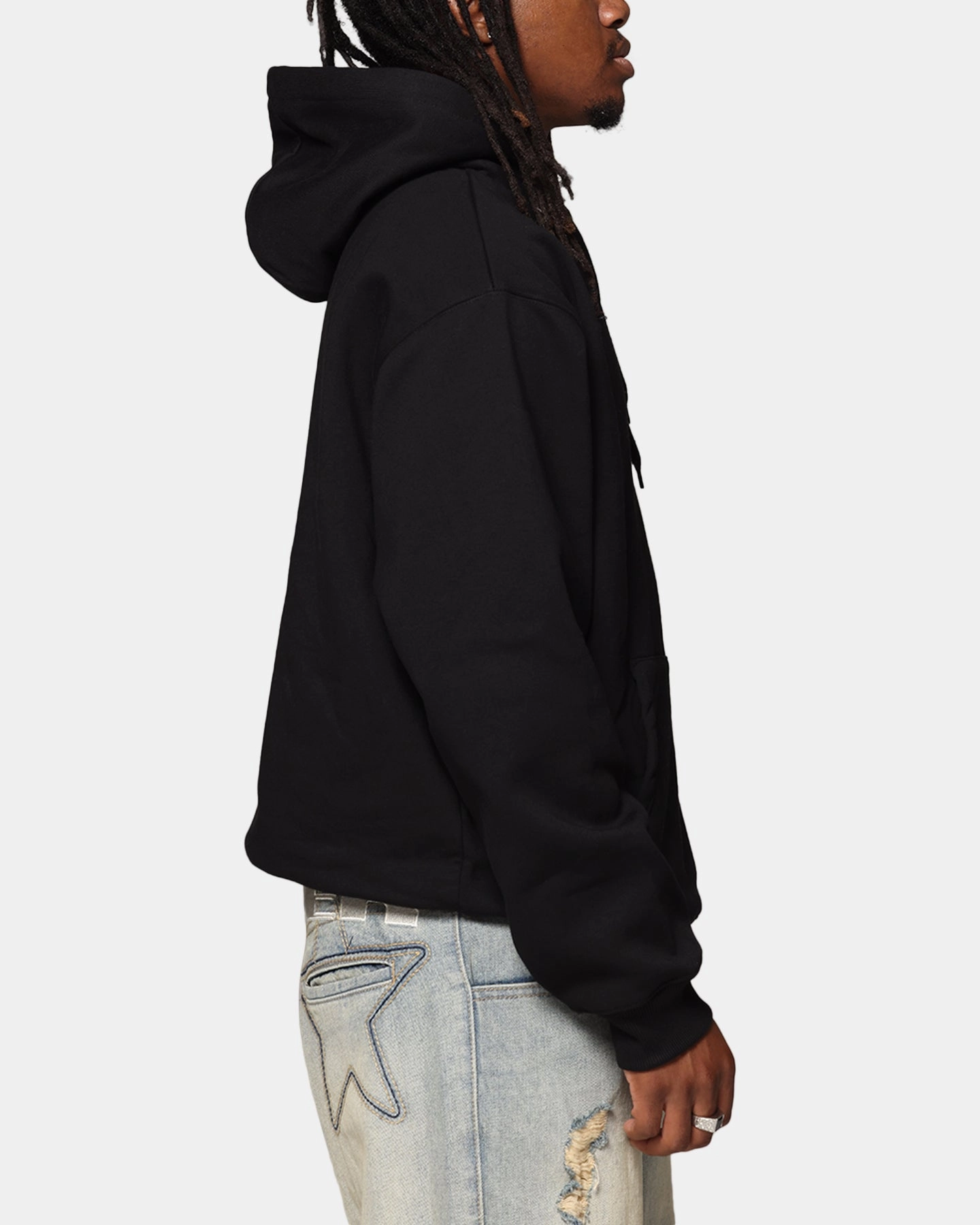 NonToxic Certification X-Large Oval Script Hoodie Black