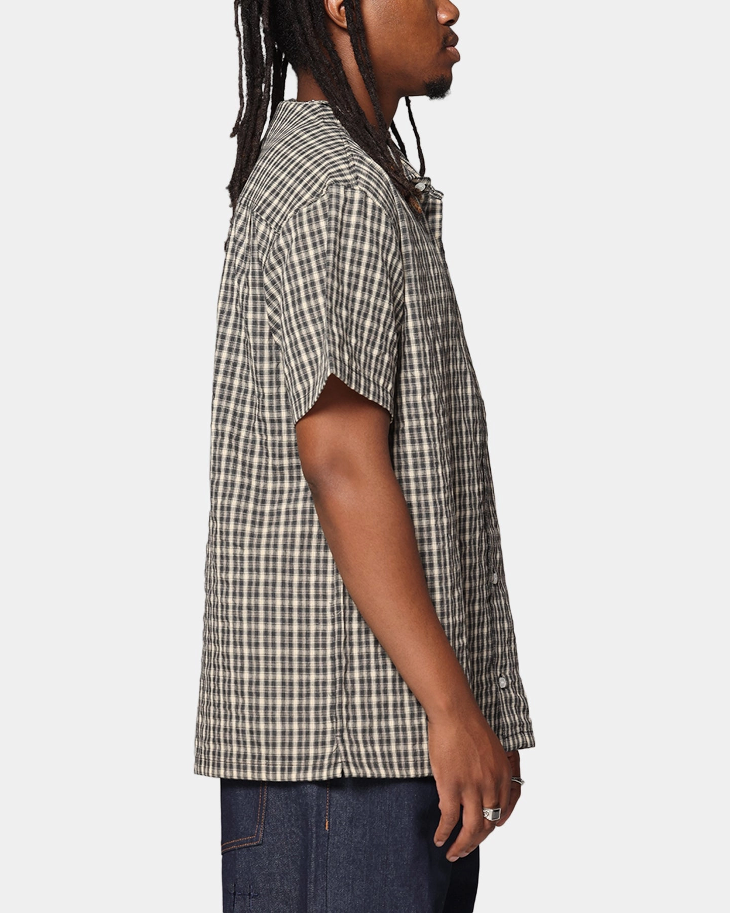 X-Large Oval Shirt Black Geometric Design Versatile Design