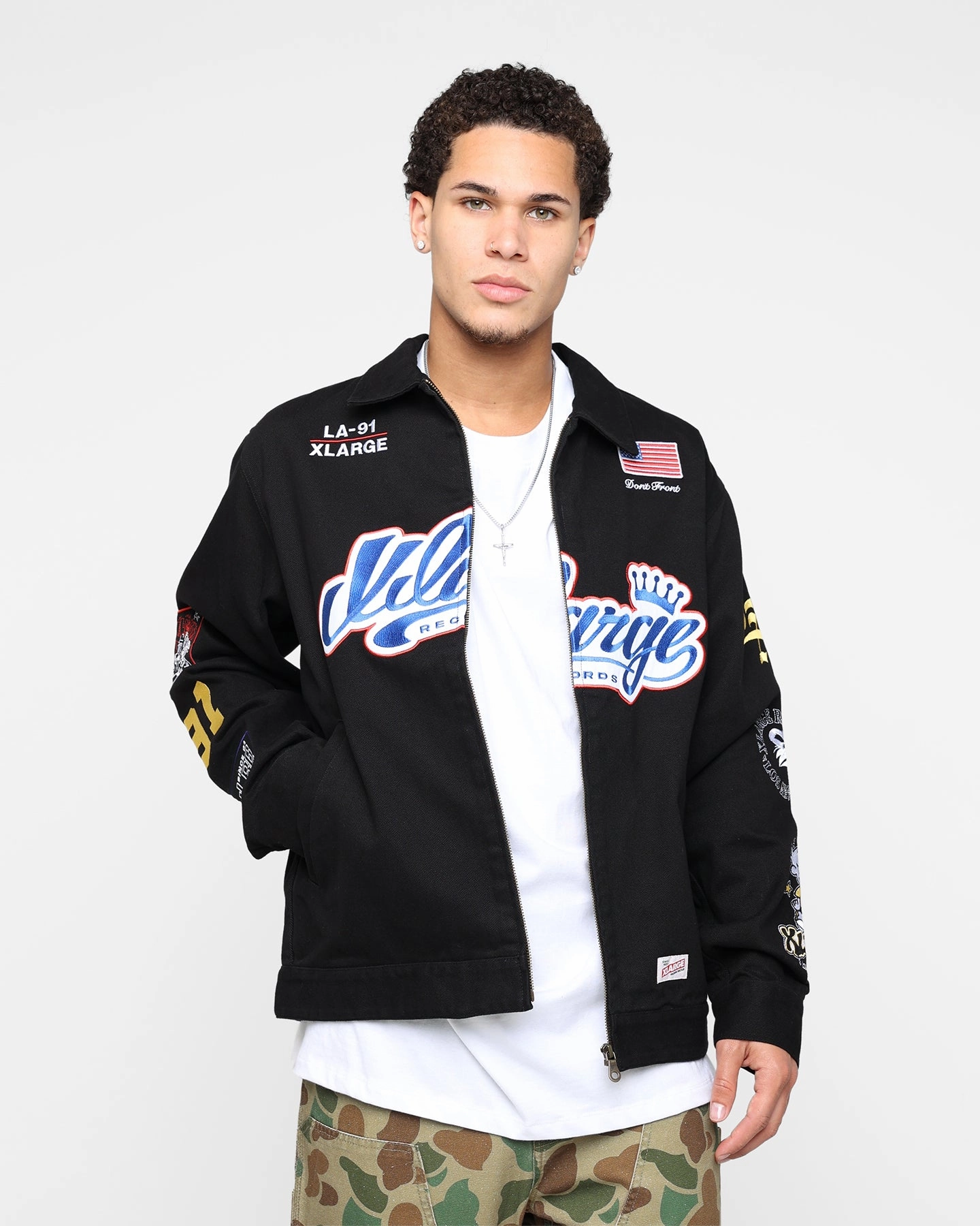 Windproof Technology Layered Protection X-Large Records Work Jacket Black
