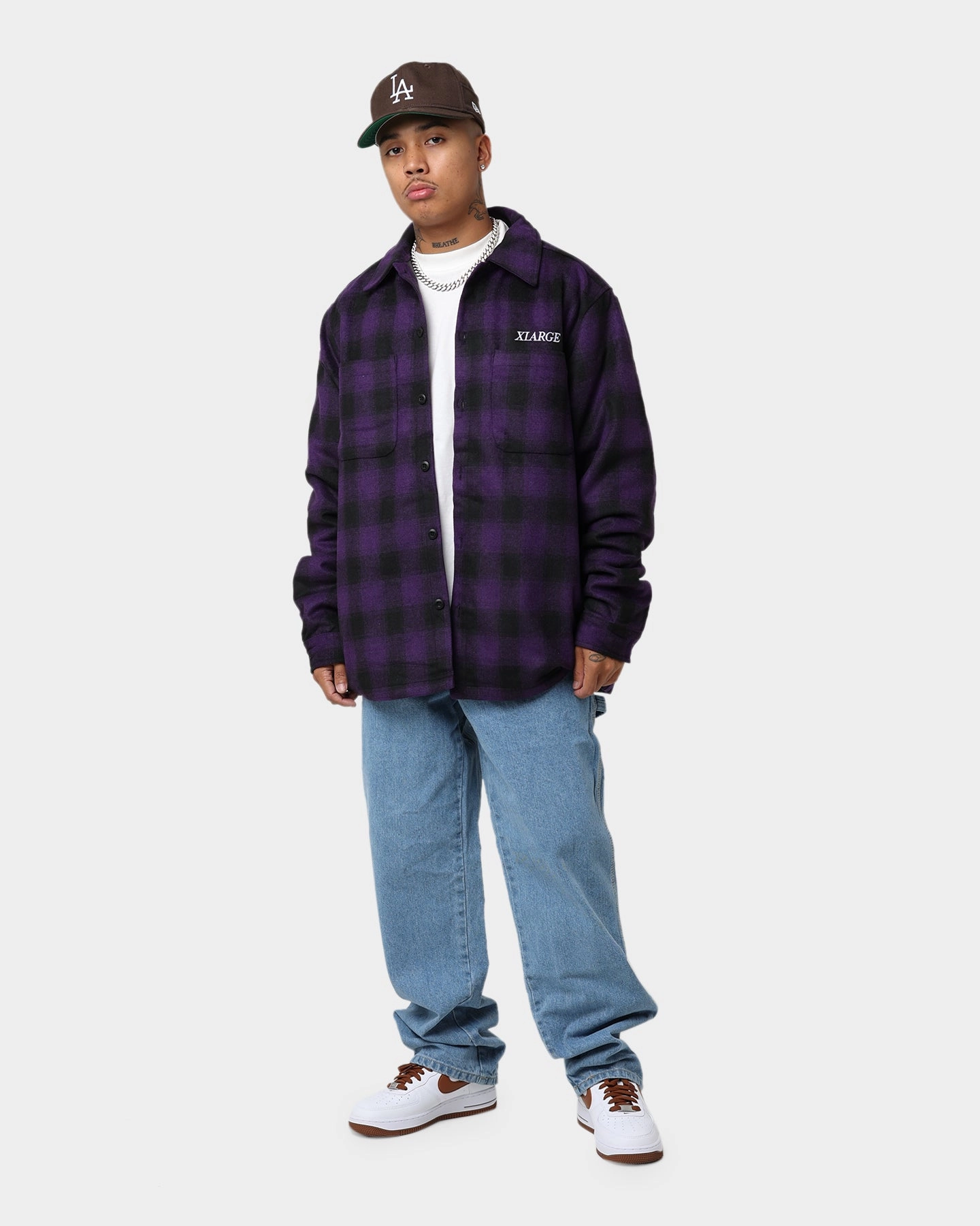 Heat Resistant Layer X-Large Rip Jacket Black/Purple
