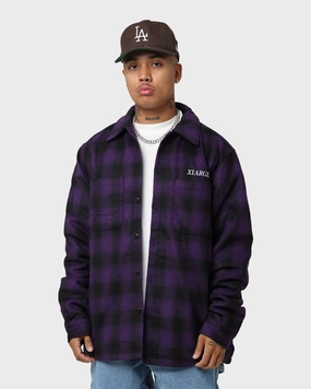 X-Large Rip Jacket Black/Purple Reinforced Elbows Packable design