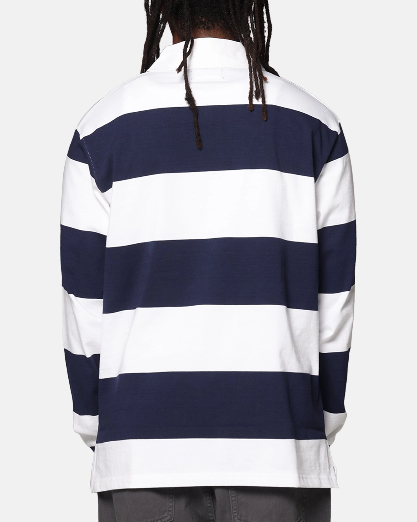 X-Large XL Stripe Rugby Jersey Navy Spring Collection