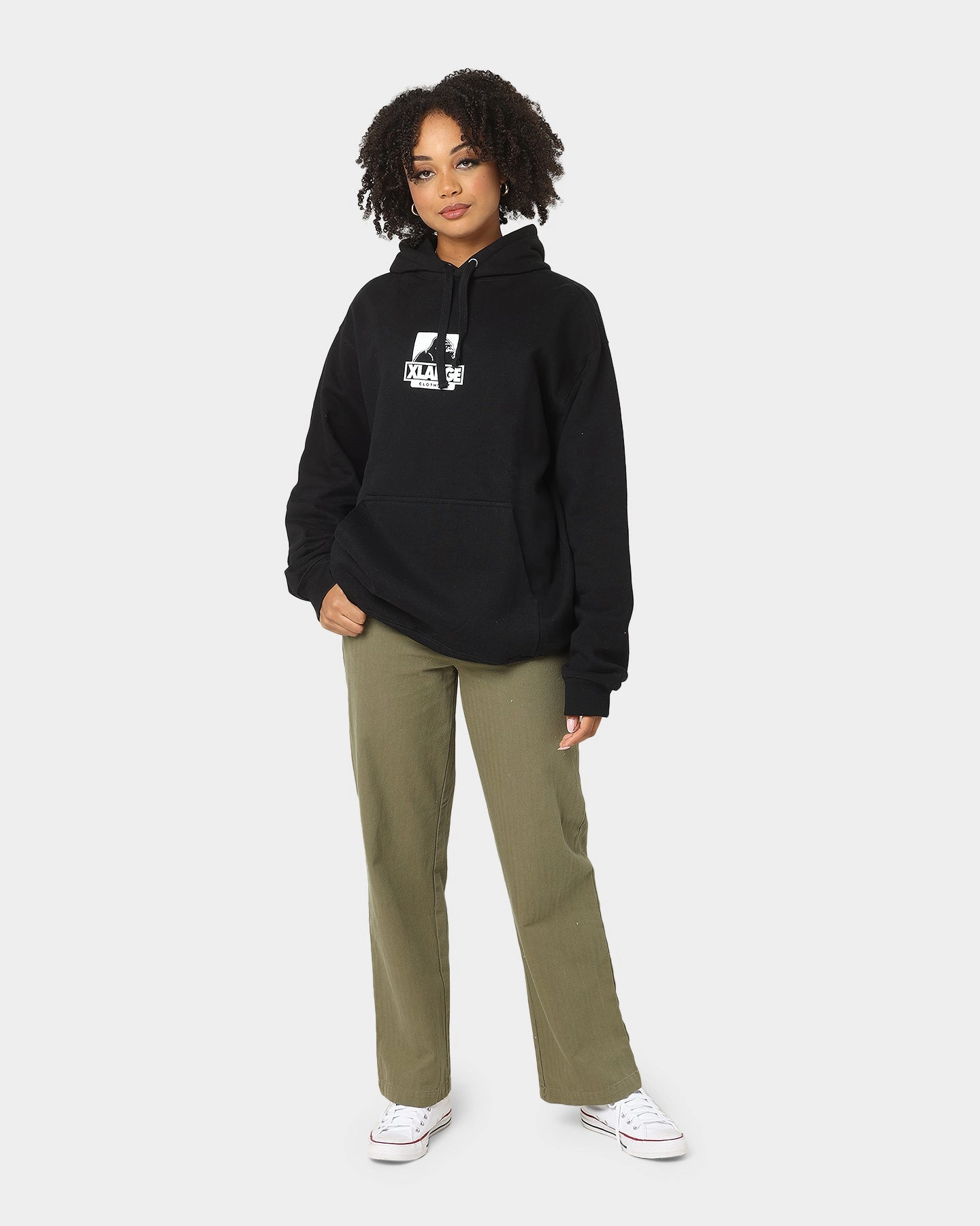 suitable for anniversaries XLARGE 91 Hoodie Black/White