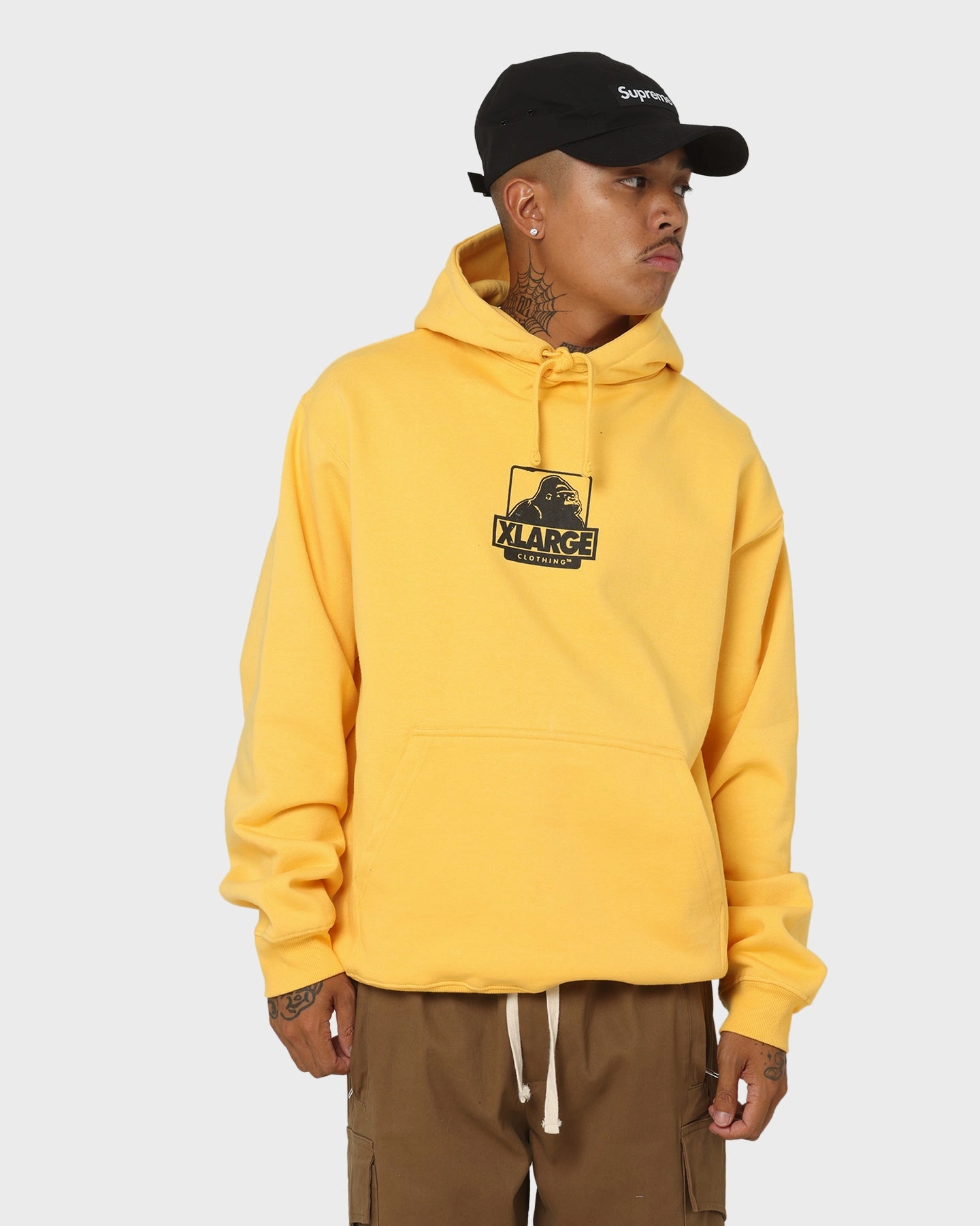 Soft Texture Winter Gear XLARGE 91 Hoodie Yellow/Black