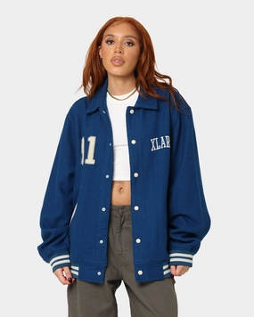XLARGE Varsity Club Jacket Navy Storm Resistant Closure