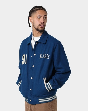 Experiment Multi Pocket Design XLARGE Varsity Club Jacket Navy