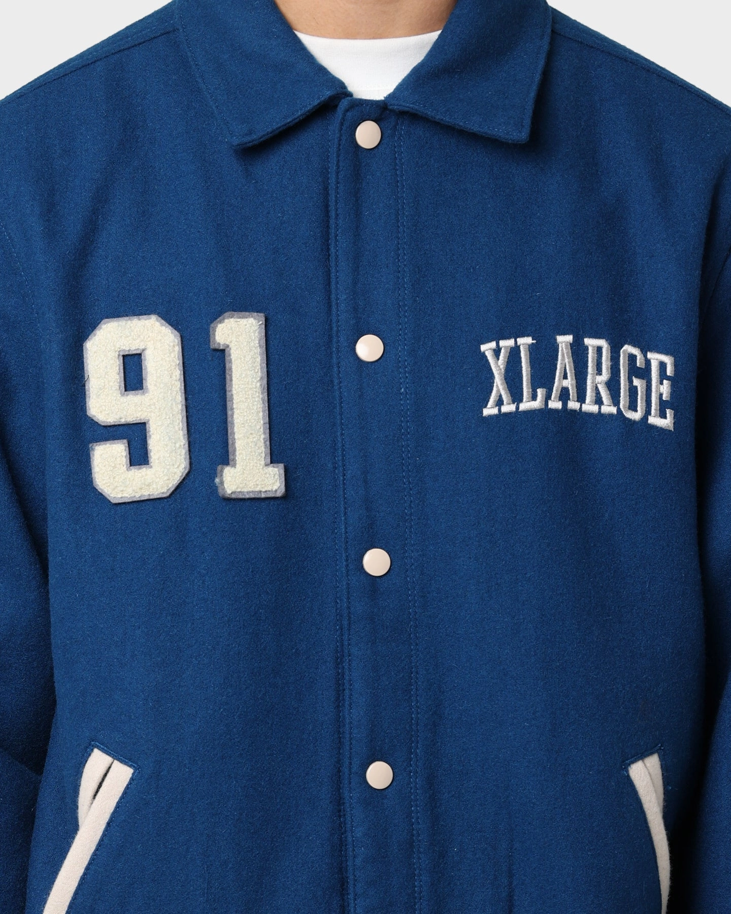 suitable for anniversaries XLARGE Varsity Club Jacket Navy