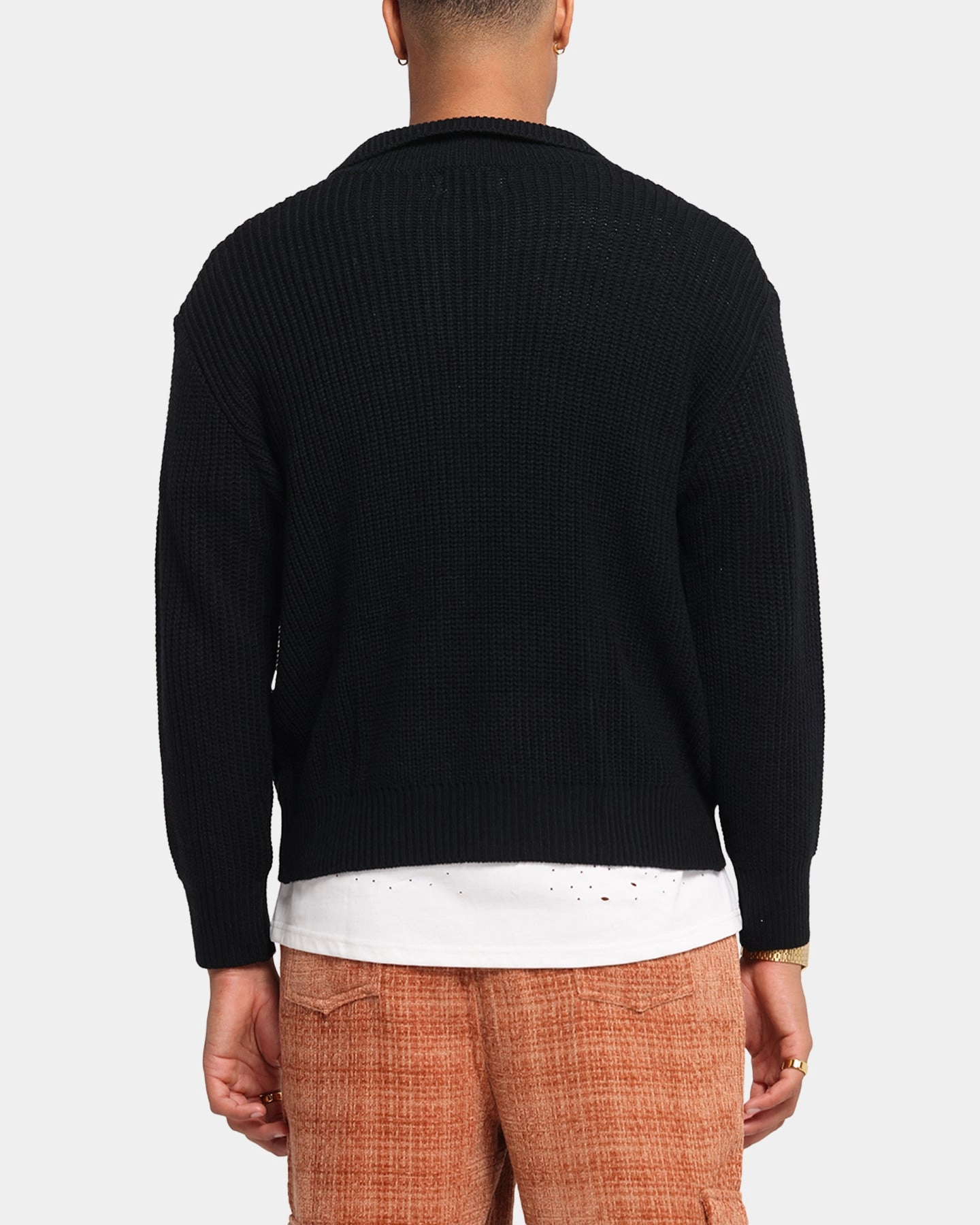 Cold Days XXIII 3/4 Zip College Jumper Black