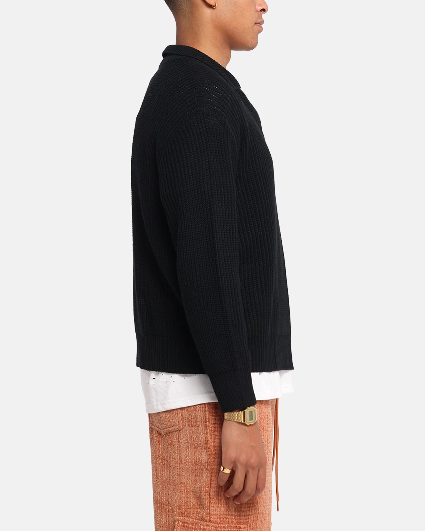 Weatherproof Zipper XXIII 3/4 Zip College Jumper Black