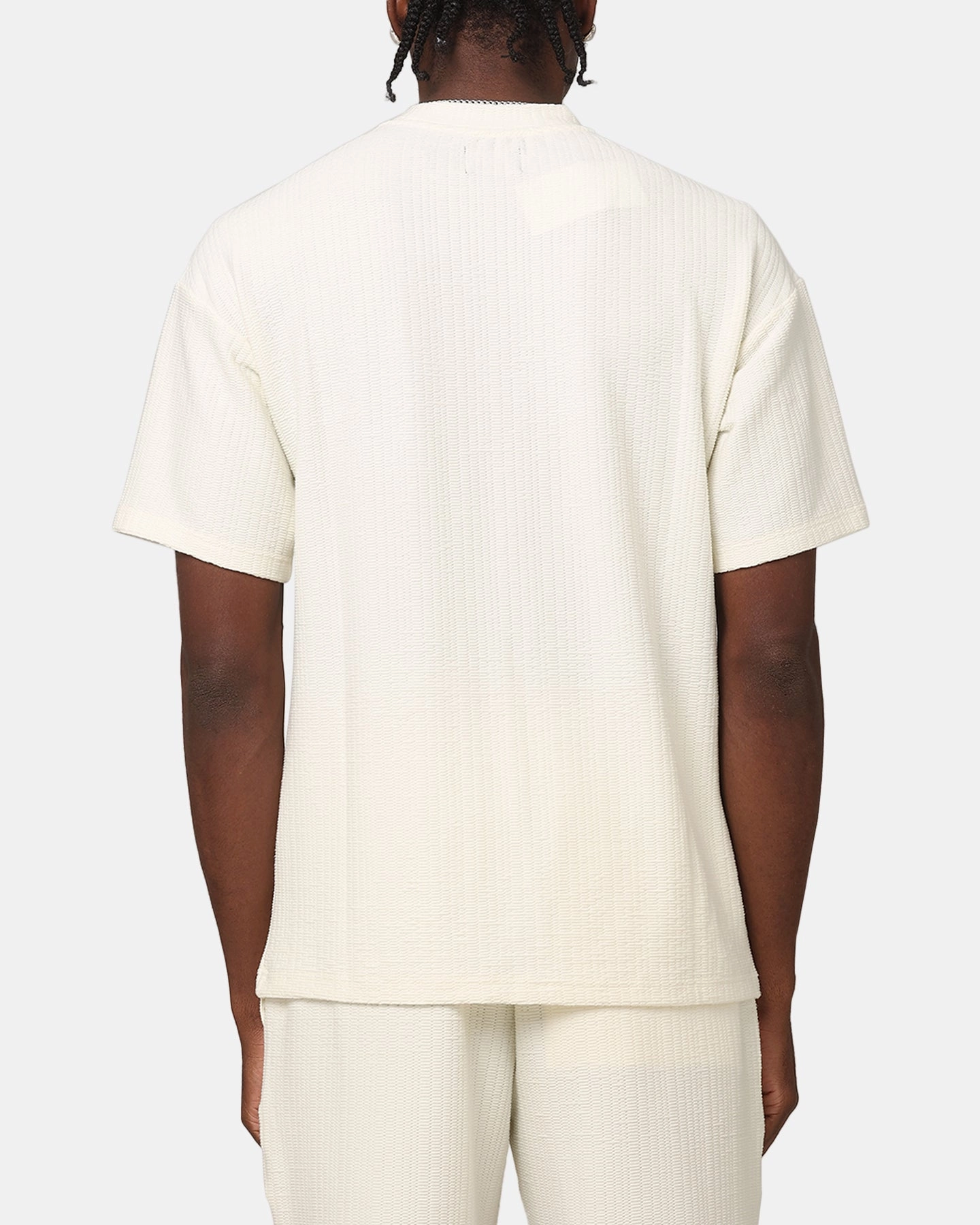XXIII Andres T-Shirt Off White Flexible Collar Breathable and Comfortable