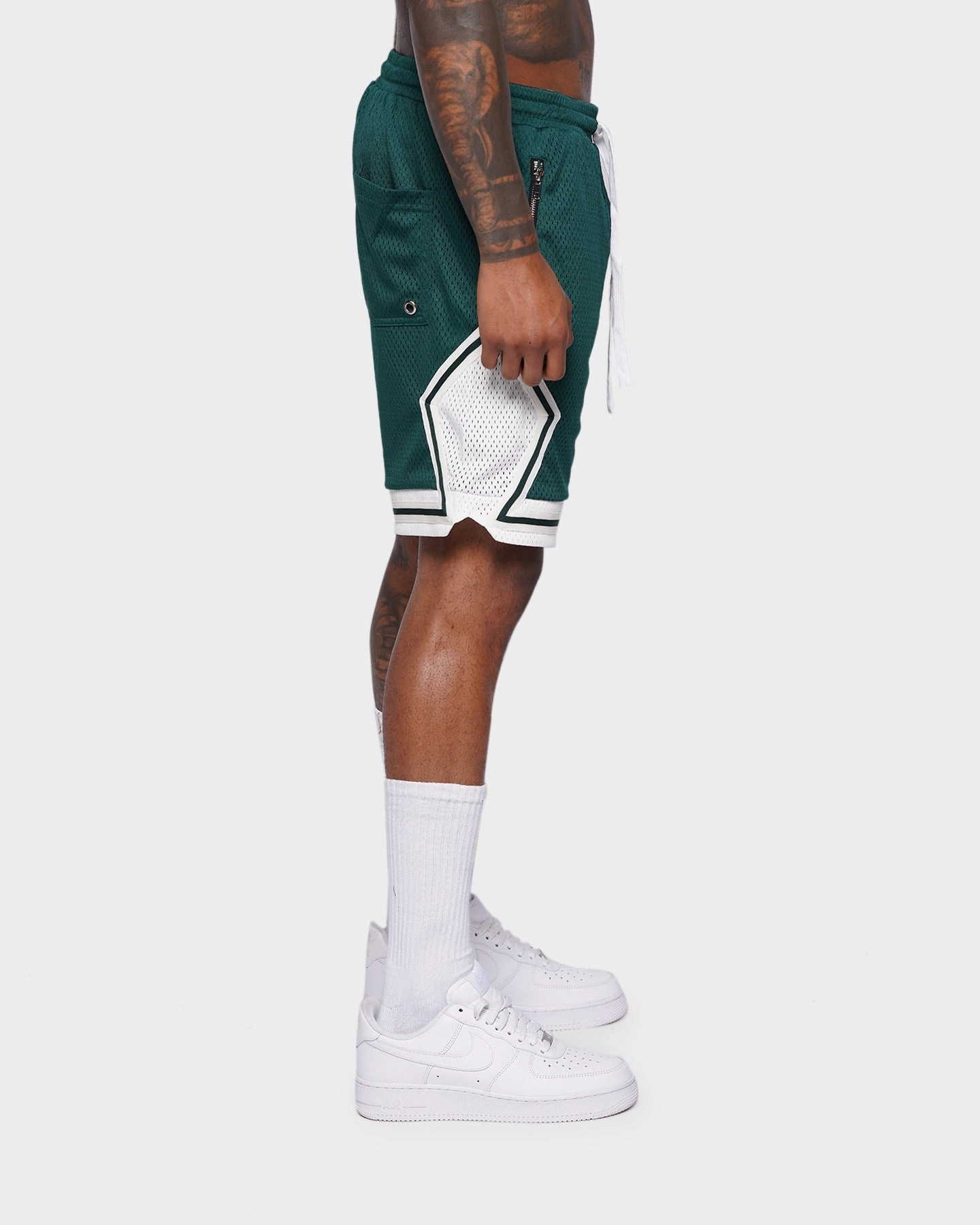 Friction Reducing Lining XXIII Auden Basketball Shorts Forest