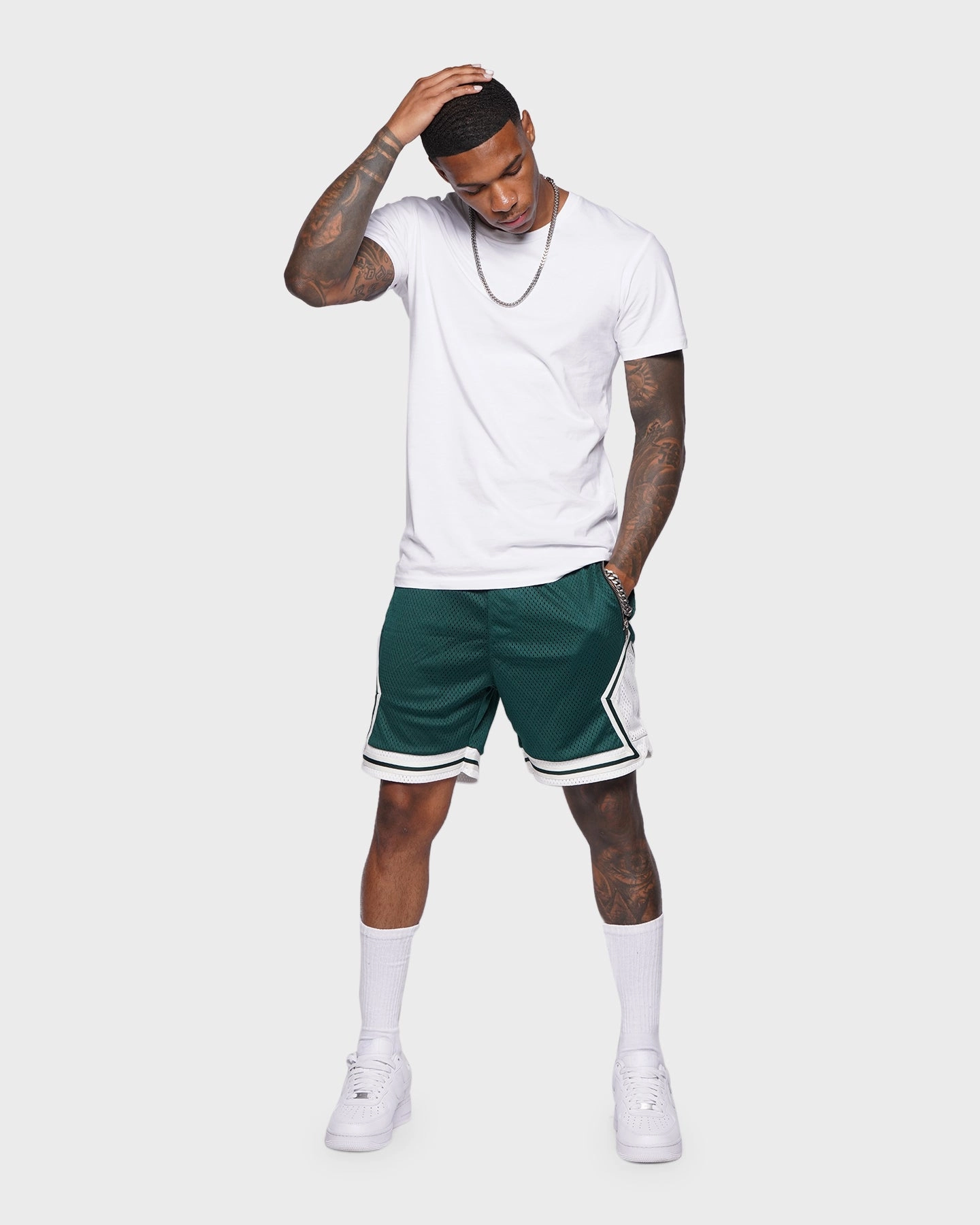 Fade Resistant Material XXIII Auden Basketball Shorts Forest