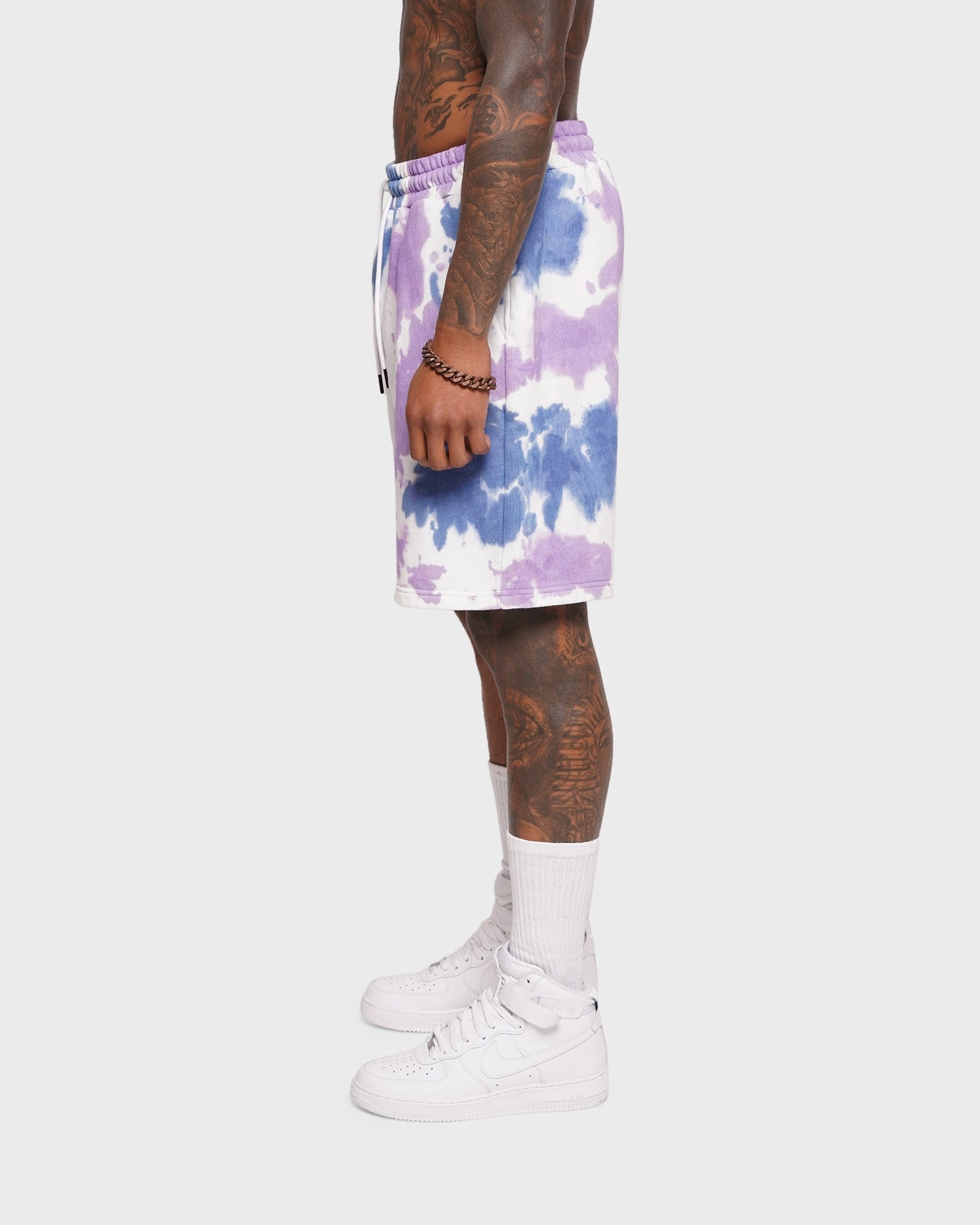Non Binding Leg Openings Flexible Stitching XXIII Azle Tie Dye Shorts Multi