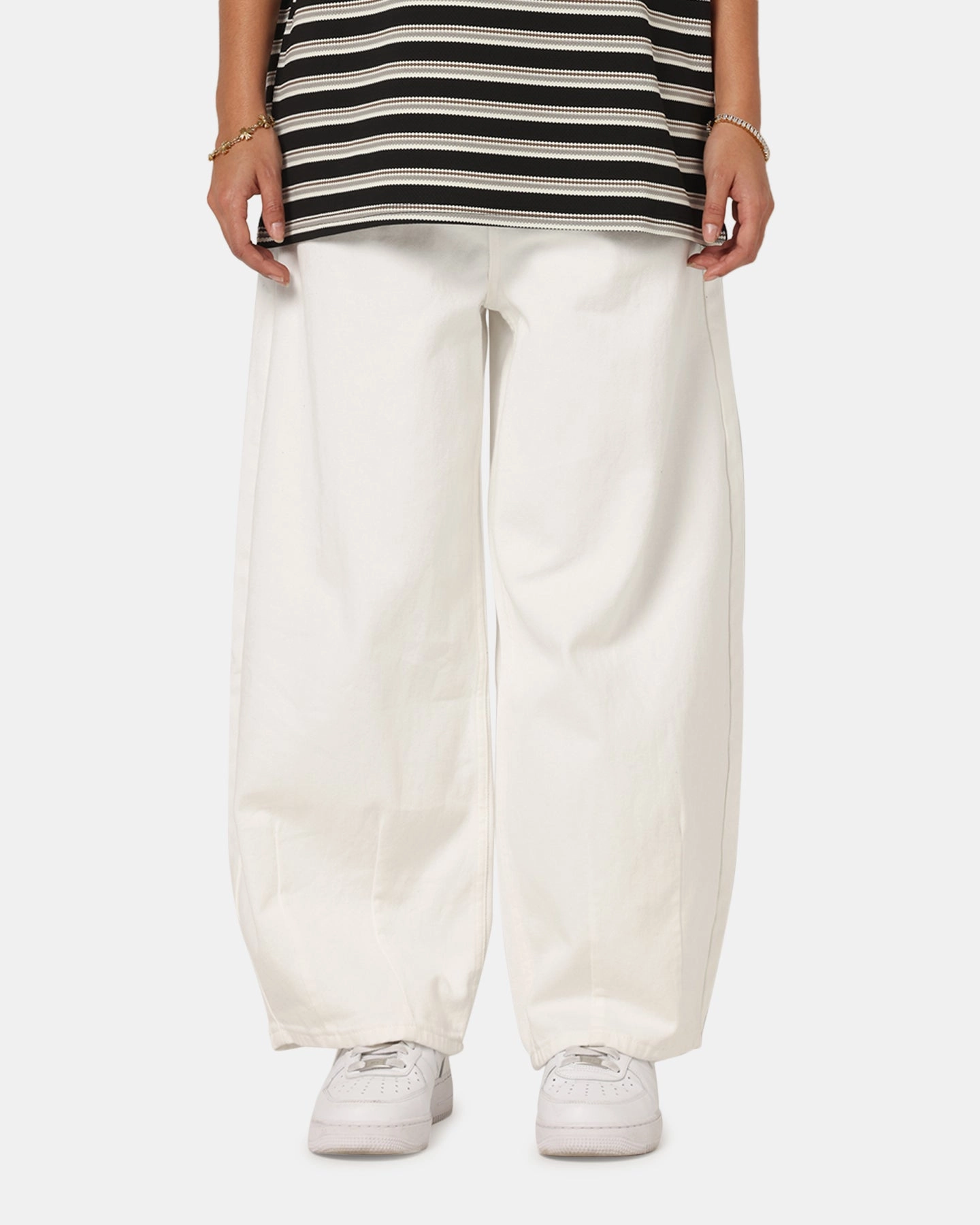 Odor Control Tech XXIII Balloon Jeans Off White