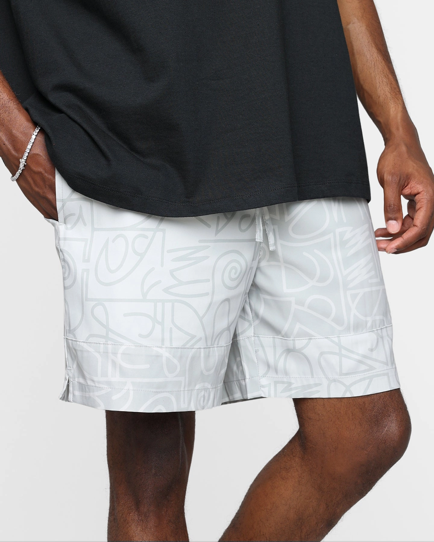 XXIII Blake Shorts Off White Multi Directional Flex