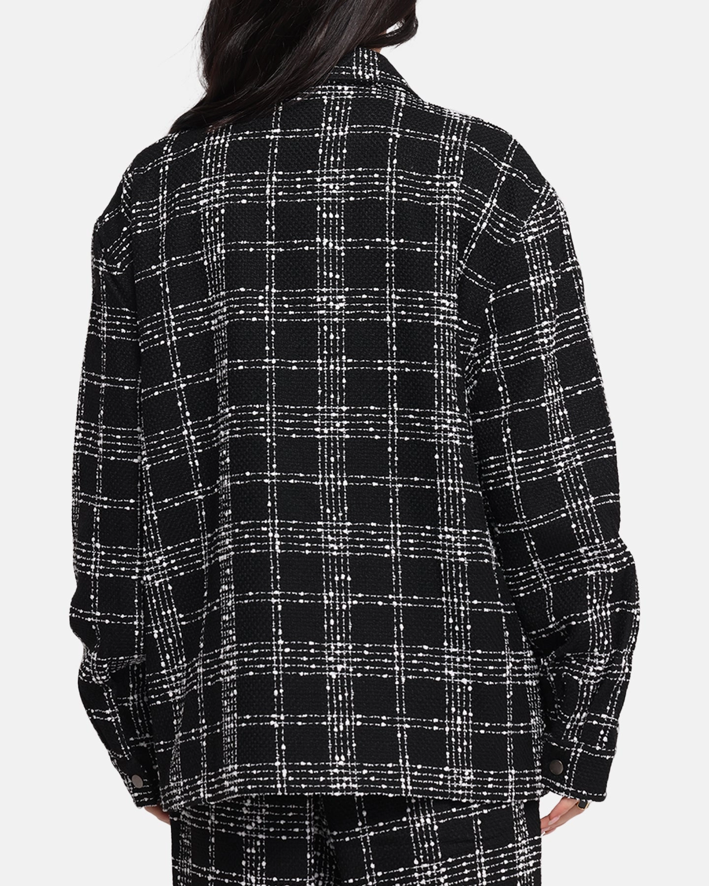 XXIII Boucle Tweed Zip Jacket Black/White second - hand