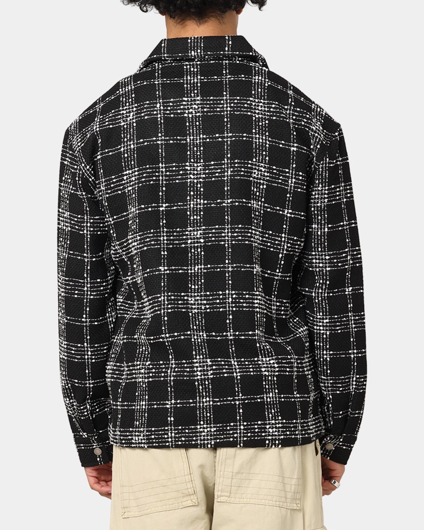 Functional Wear Adapt XXIII Boucle Tweed Zip Jacket Black/White