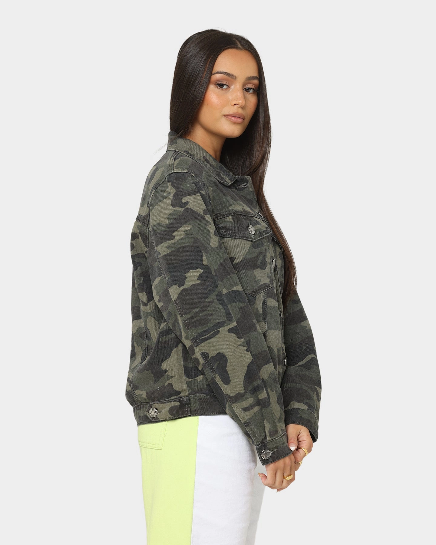 XXIII Brittany Nineties Baby Jacket Camo Heavy Duty Hardware