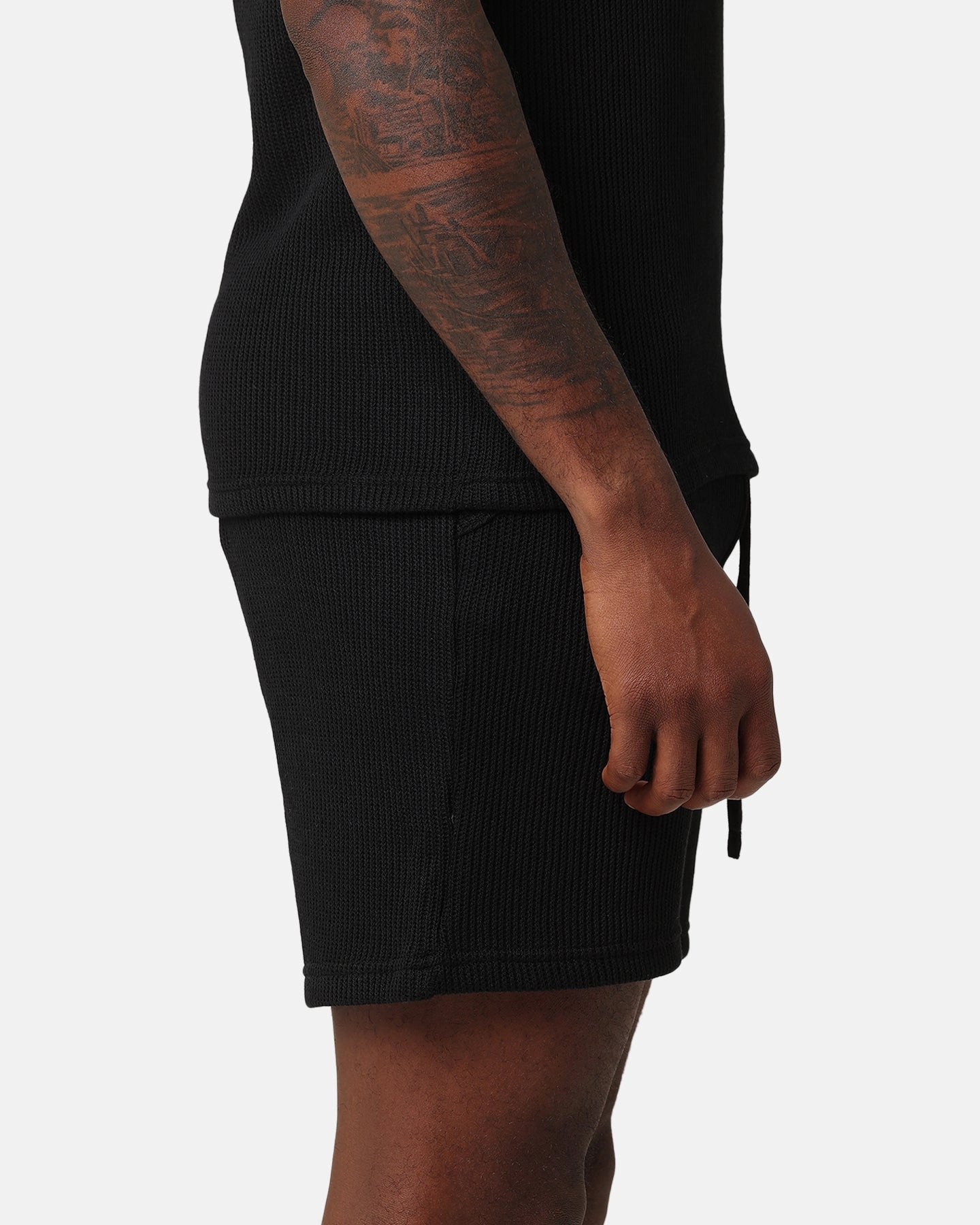 Urban Fashion XXIII Broad Knit Shorts Black