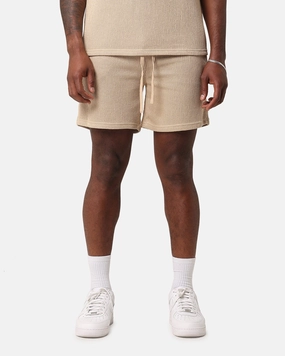 XXIII Broad Knit Shorts Tan Modern Design Hypoallergenic Lining