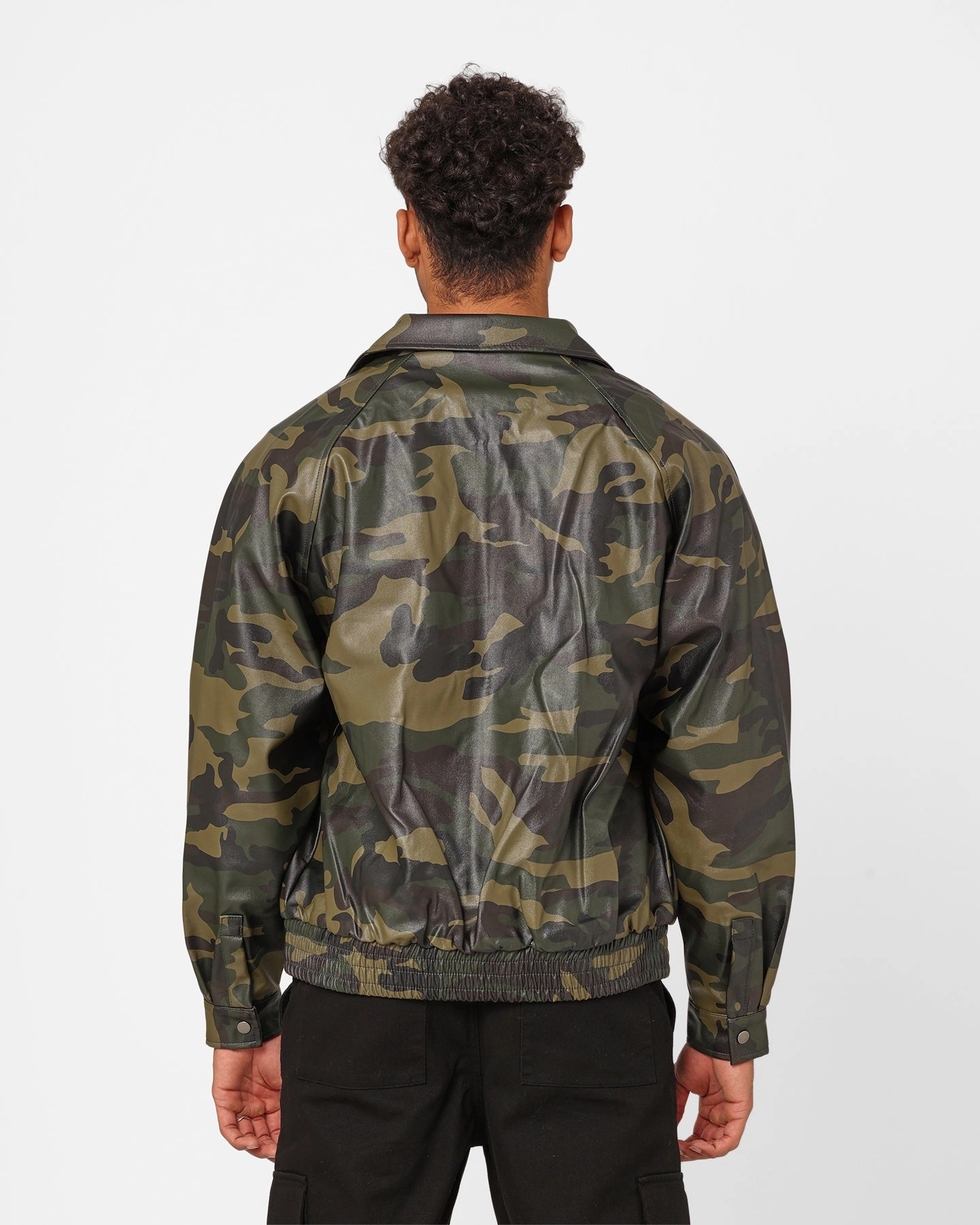XXIII Cillian Camo PU Leather Jacket Camo Everyday Comfort