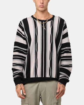 AdjustableDrawcordHem XXIII Coogee Pullover Black/Grey