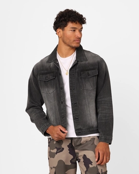 XXIII Cooper Denim Jacket Black Acidwash Talent