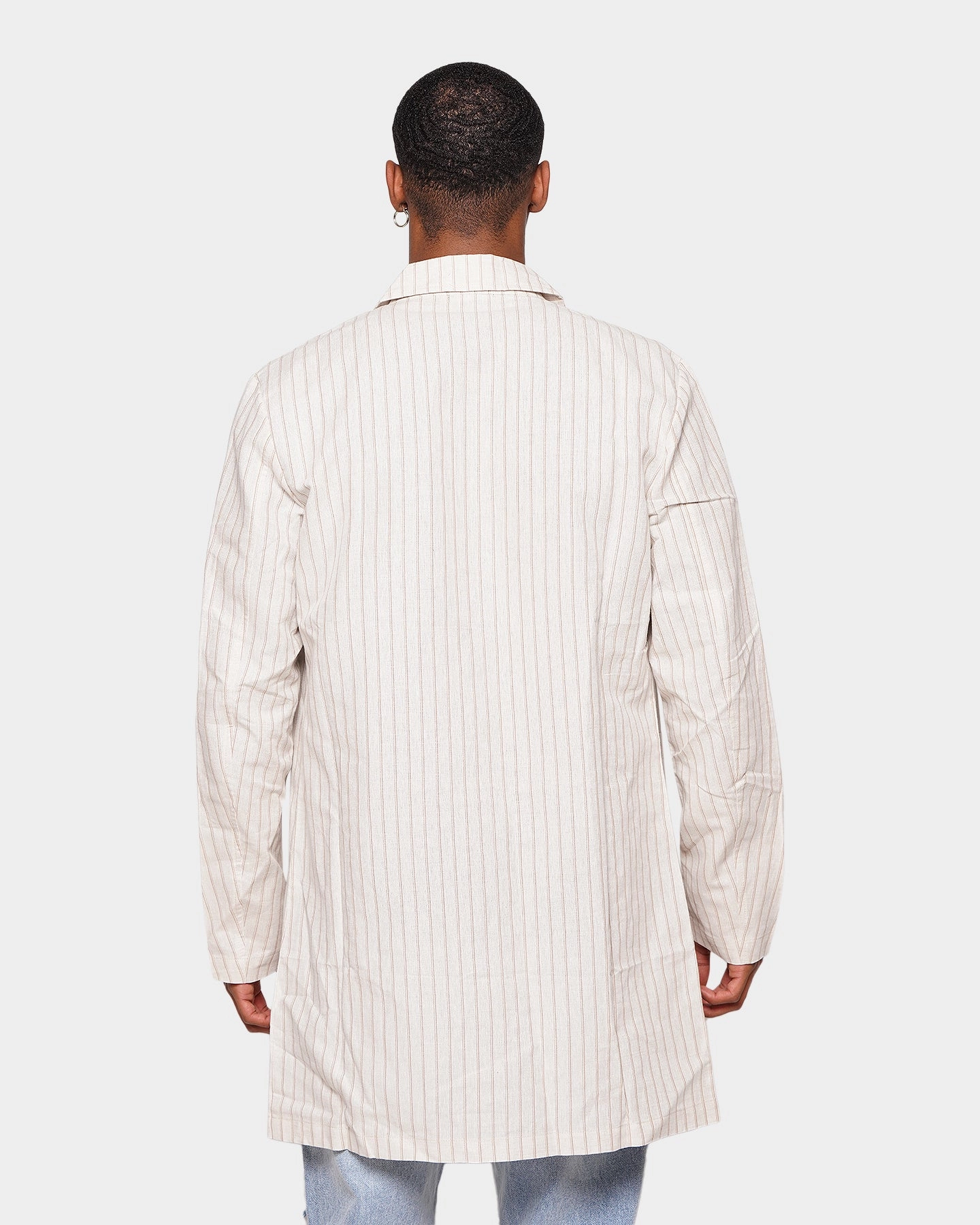 models XXIII Corbenic Linen Overcoat Beige