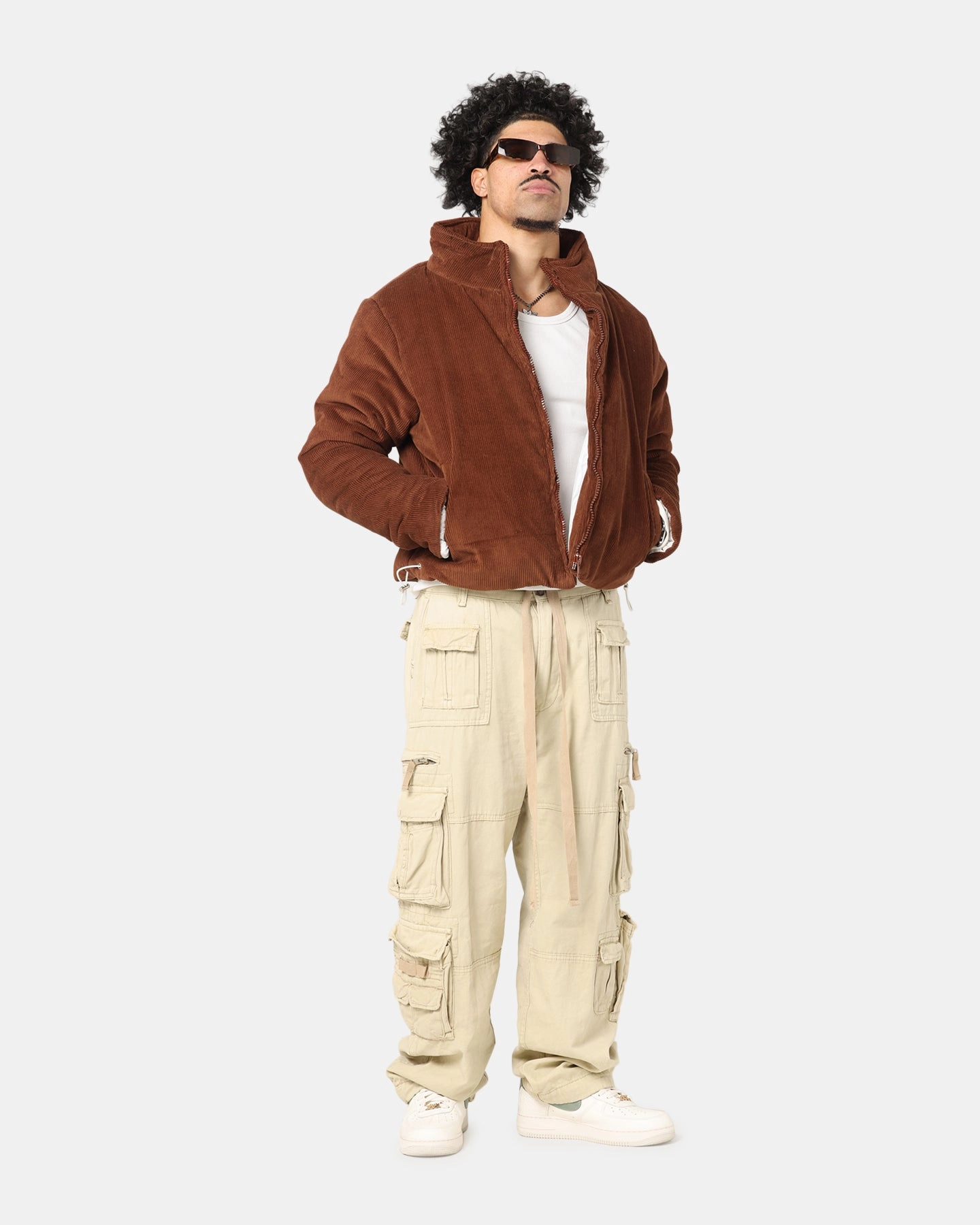 XXIII Corduroy Flight Jacket Brown Organizer