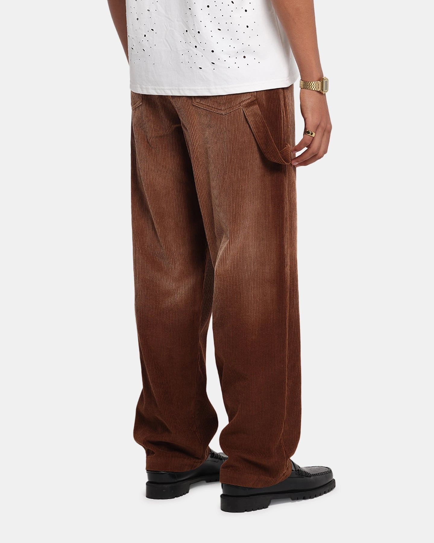 XXIII Corduroy Wash Pants Brown NonRestrictiveFit