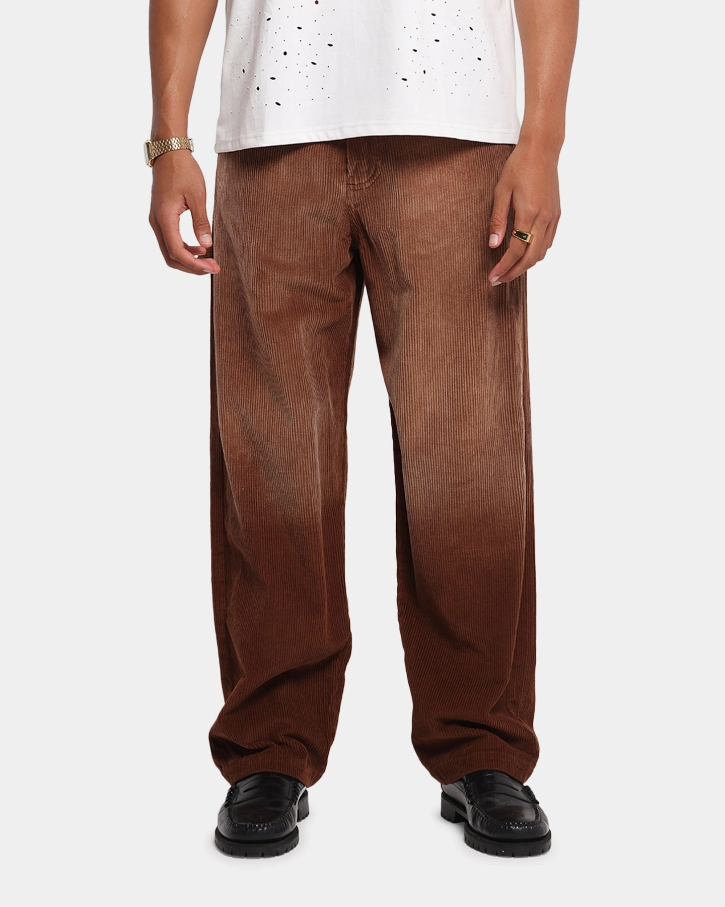 Everyday Comfort Fit XXIII Corduroy Wash Pants Brown