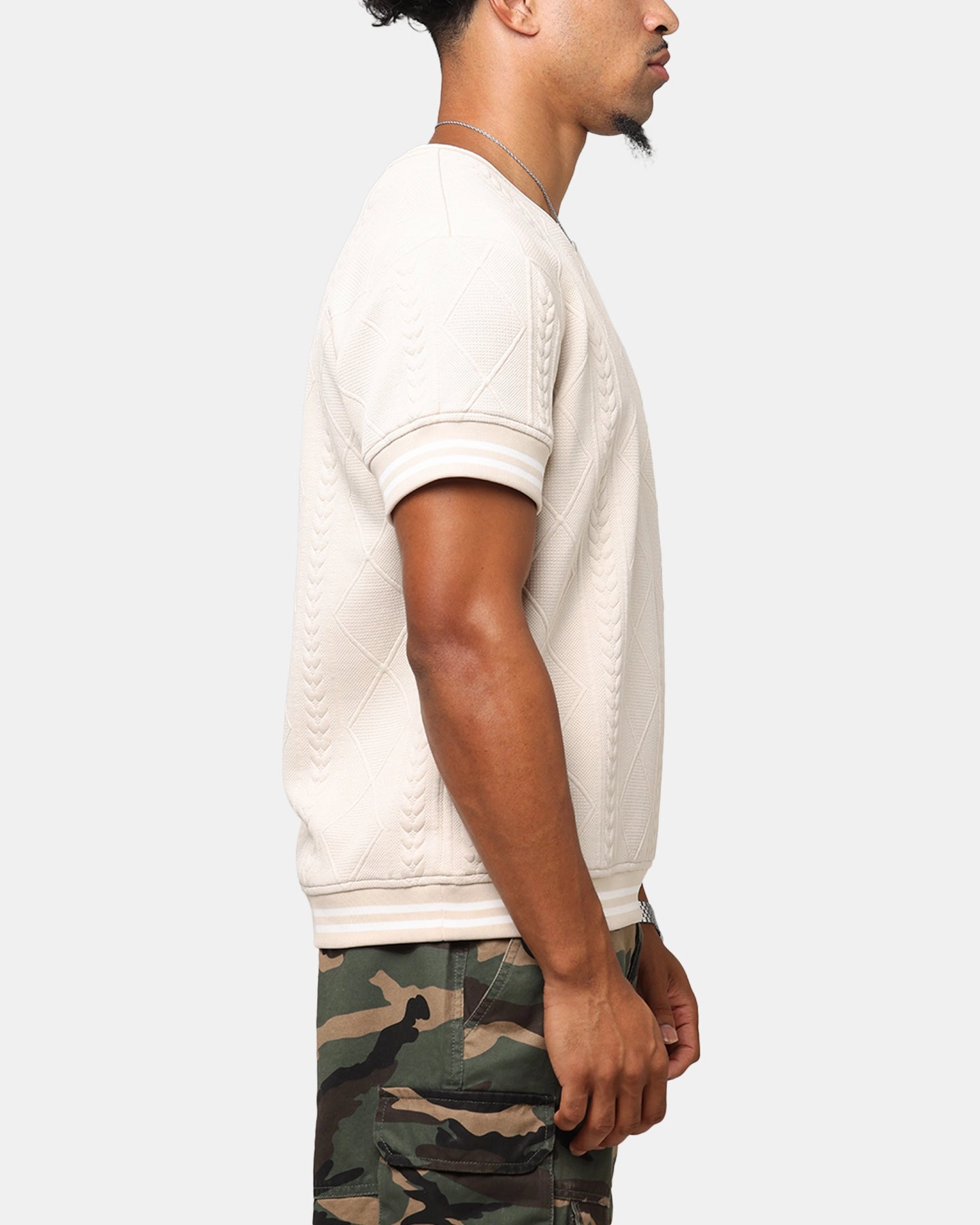 XXIII Danny T-Shirt Beige Tear Resistant High Density Fabric