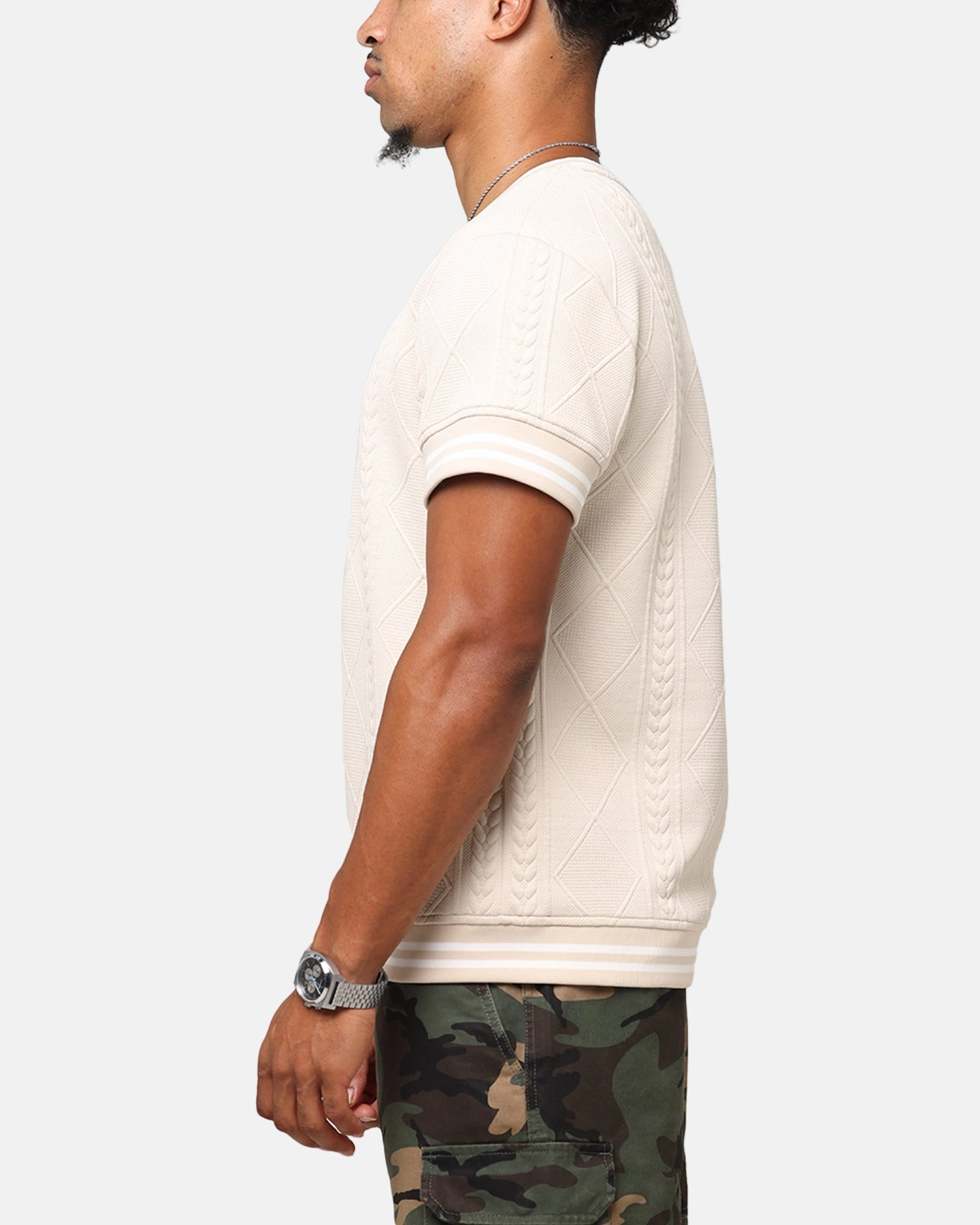 XXIII Danny T-Shirt Beige Casual Style Wear