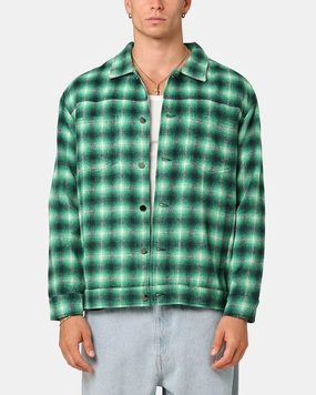 Show Present XXIII Darby Plaid Shacket Green/Black