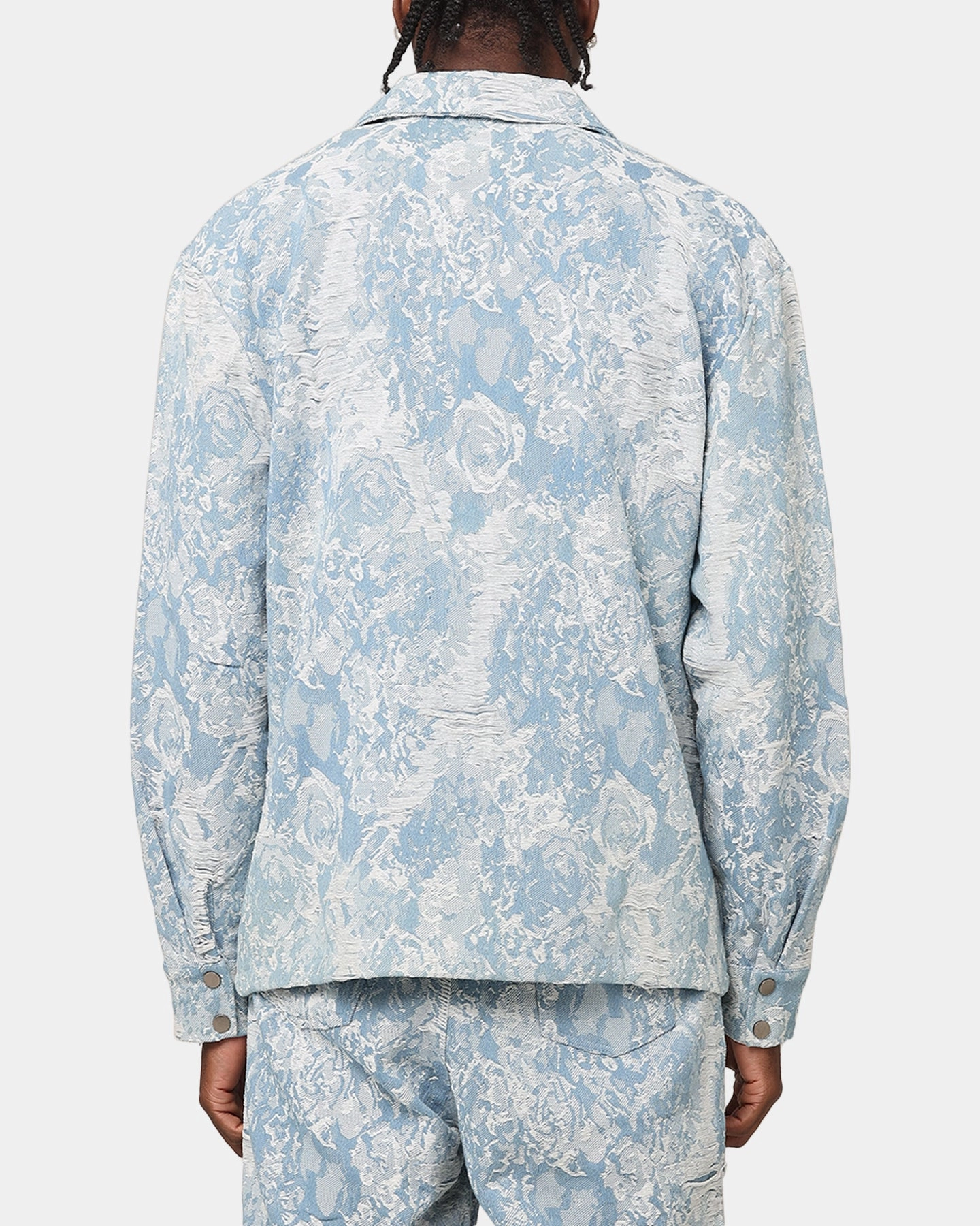 Mindfulness XXIII Denim Jacquard Jacket Pacific Blue