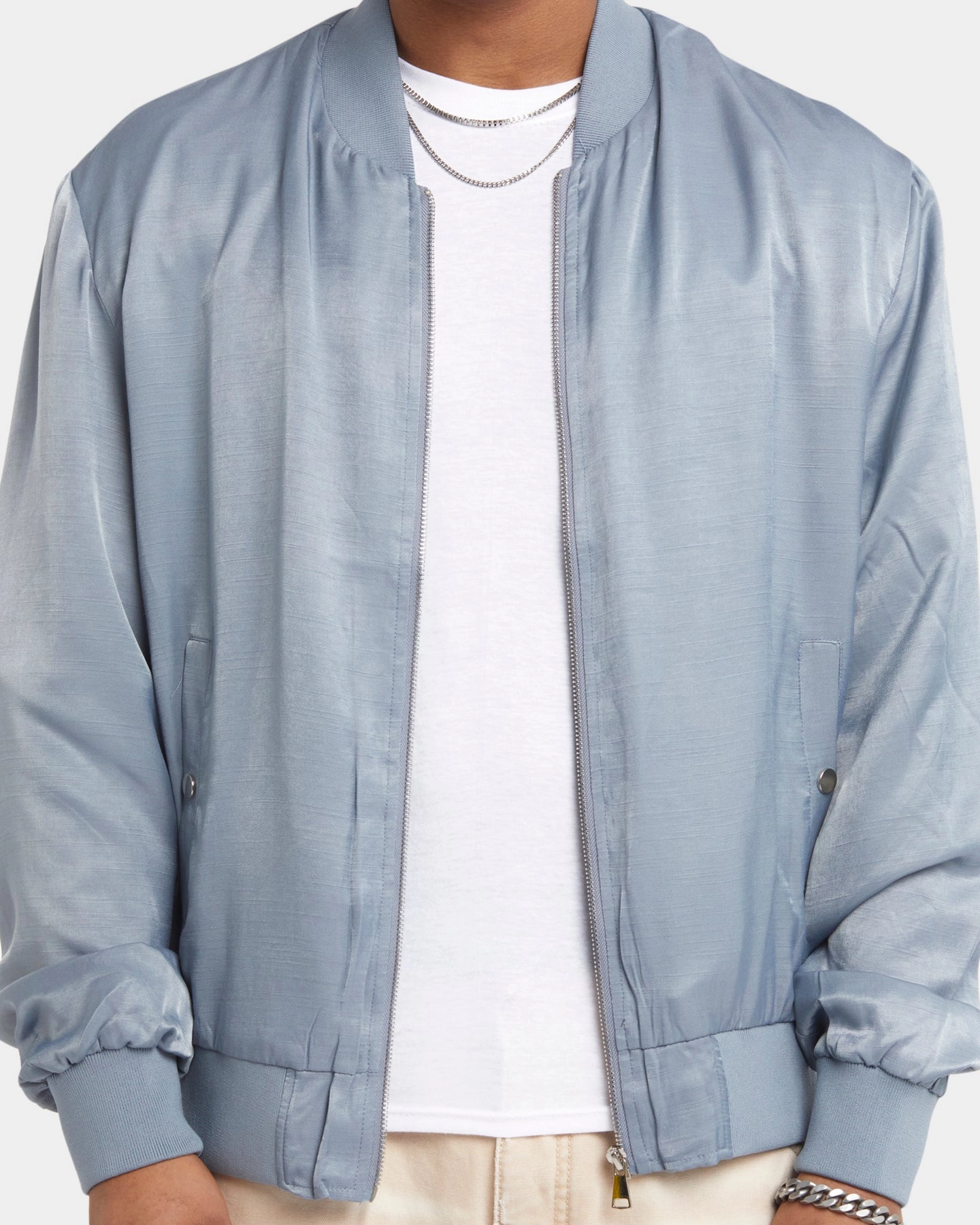 professional Four Way Stretch XXIII Florian Light Weight Bomber Jacket Blue