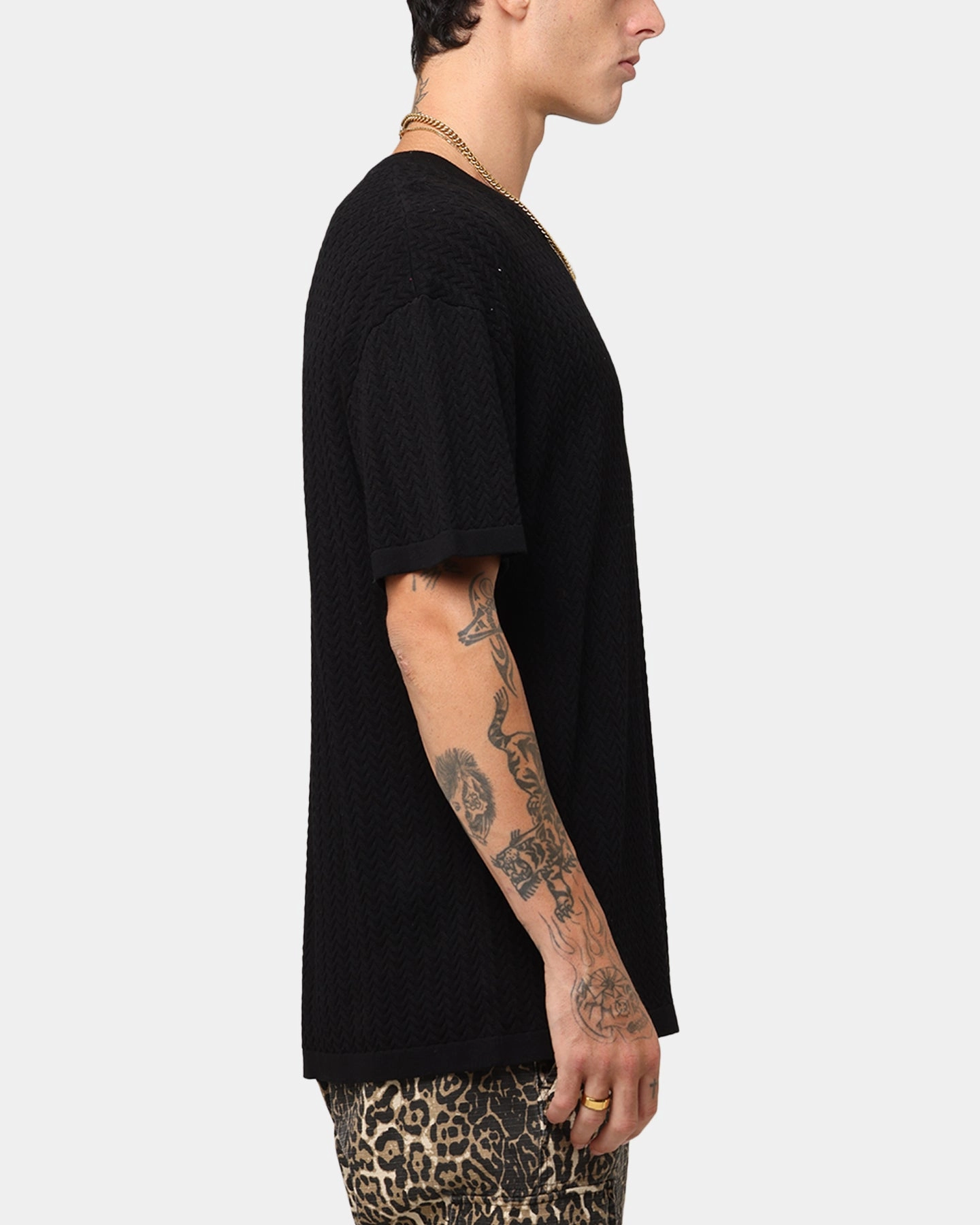 Breathable Fit Wear Biodegradable Textile XXIII Hampton Knit T-Shirt Black