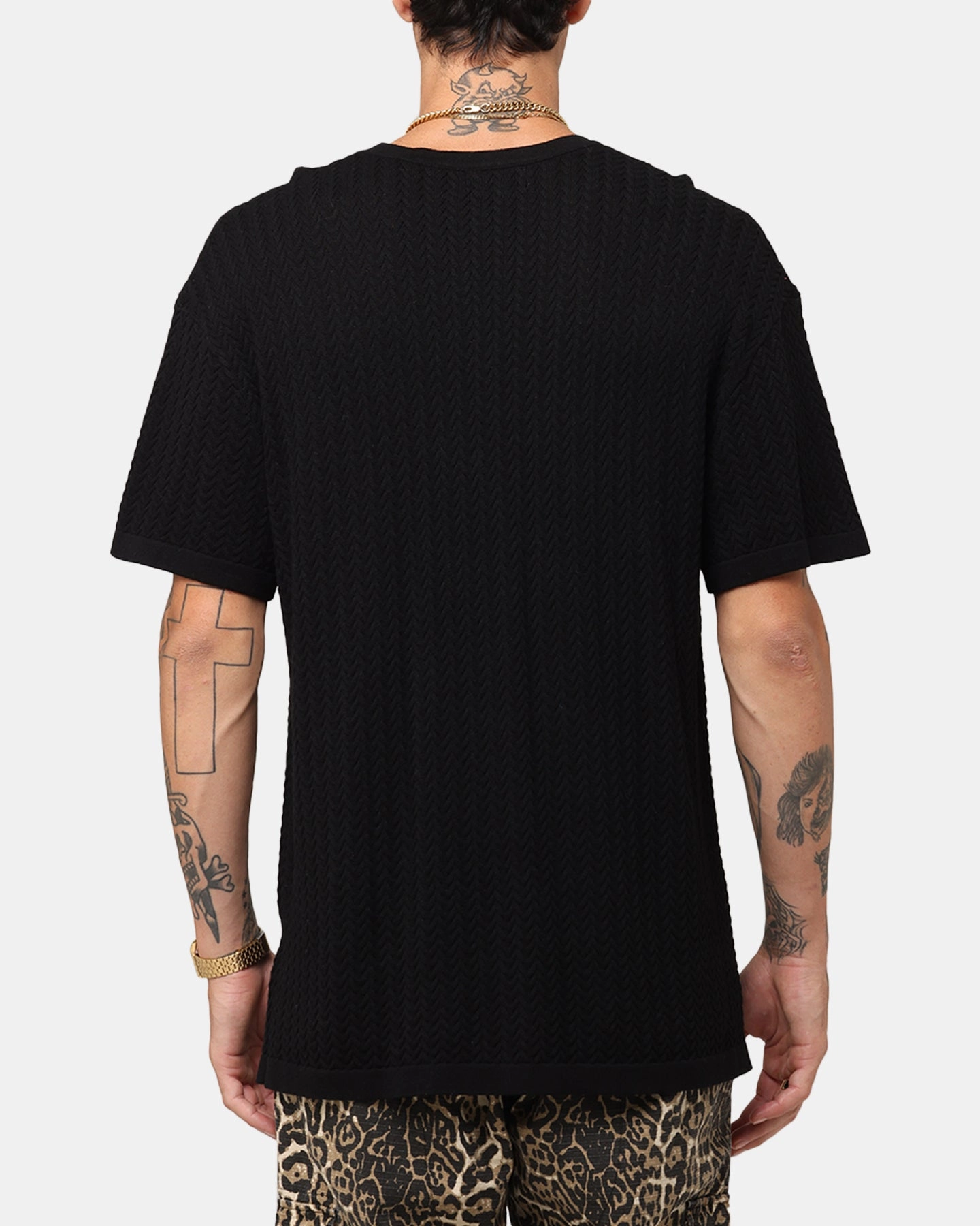 All Season Wear XXIII Hampton Knit T-Shirt Black