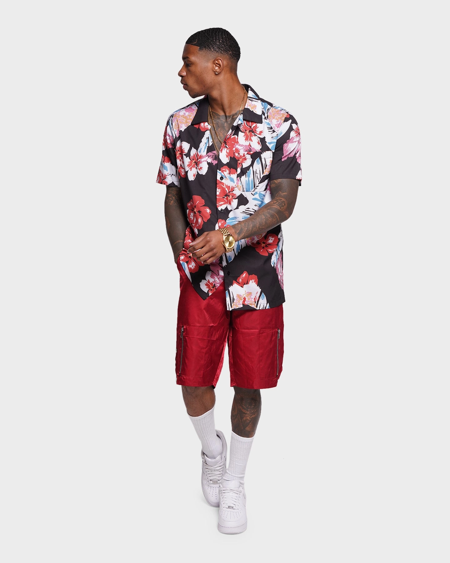 Fun Colors XXIII Hari Shorts Burgundy
