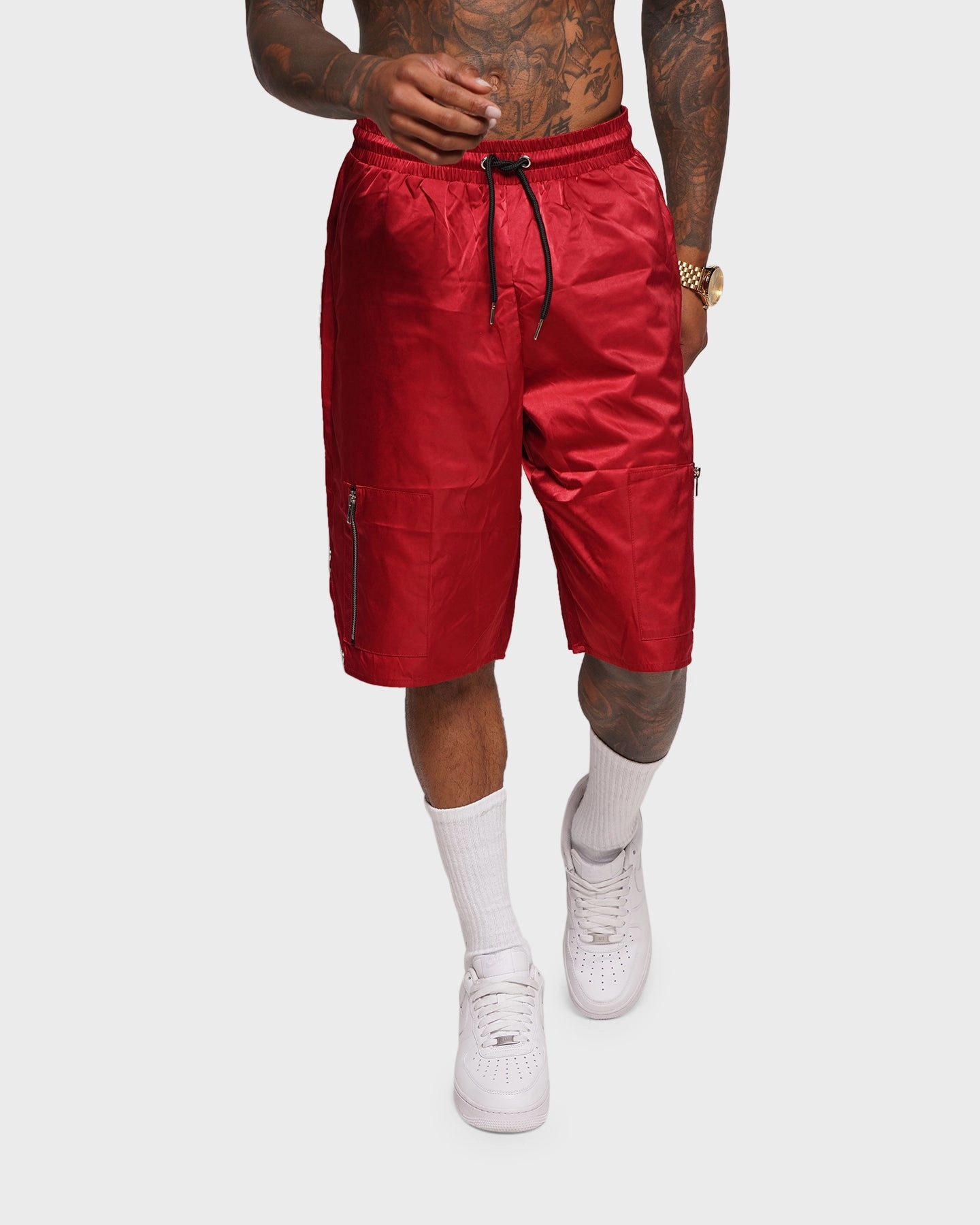 XXIII Hari Shorts Burgundy Neat Look
