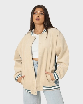 XXIII Hellekin Cord Bomber Jacket Cream Document